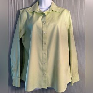 Lands’ End No iron pinpoint Oxford